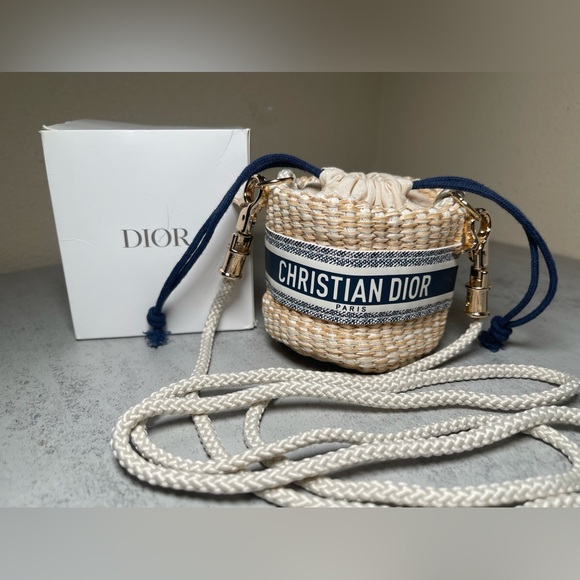 Christian Dior Novelty Mini Pouch Drawstring Crossbody New In Box - Picture 1 of 8